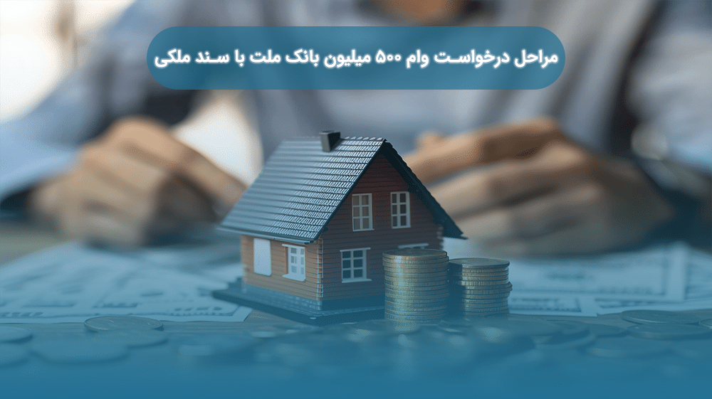 مراحل درخواست وام 500 میلیون بانک ملت با سند ملکی